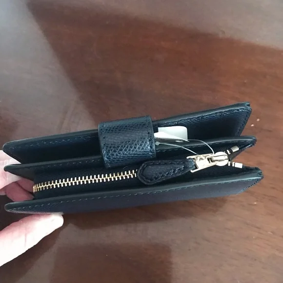 Coach BLUE MULTI Colorblock Leather MINI BENNETT & Wallet NWT - Picture 12 of 16